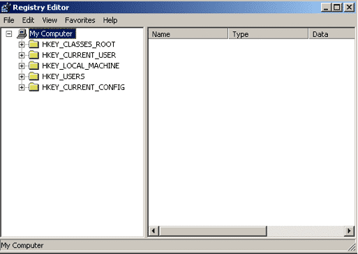 Registry Editor