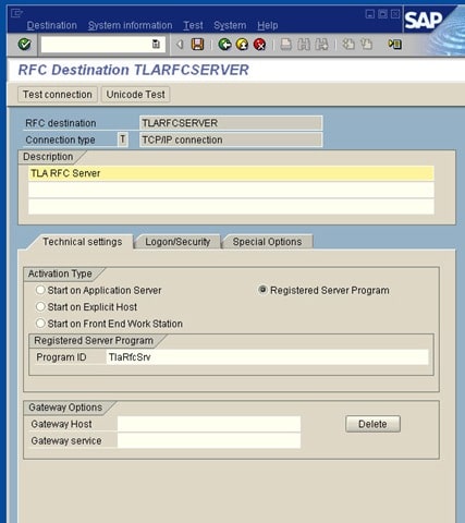 Rfc Registered Server Program