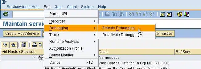 Debug ABAP Web Service 03