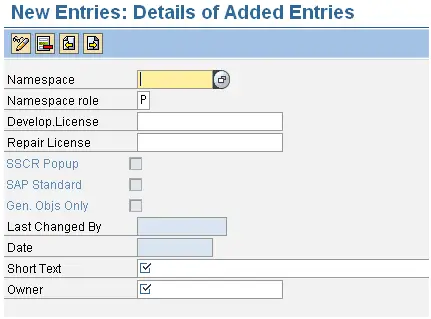se03 namespace registration screen